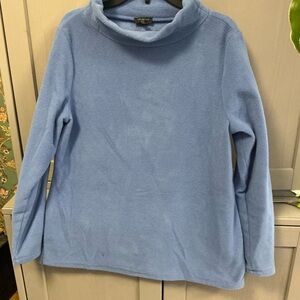 Talbots Light Blue Cowl Neck Sweatshirt